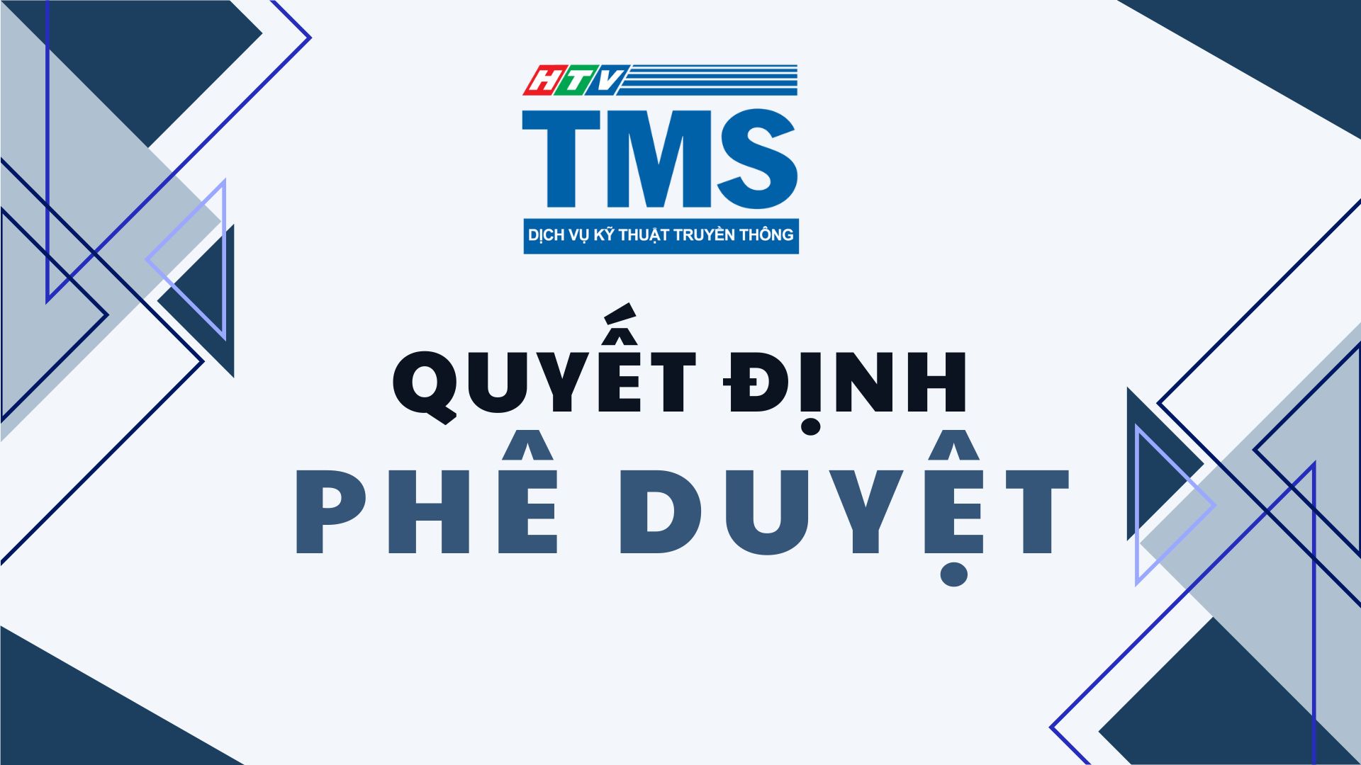 Quyết định phê duyệt