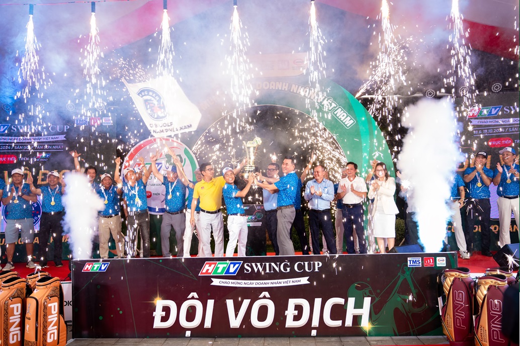 CLB Golf Quảng Nam phía Nam giành ngôi vô địch HTV SWING CUP mùa đầu tiên