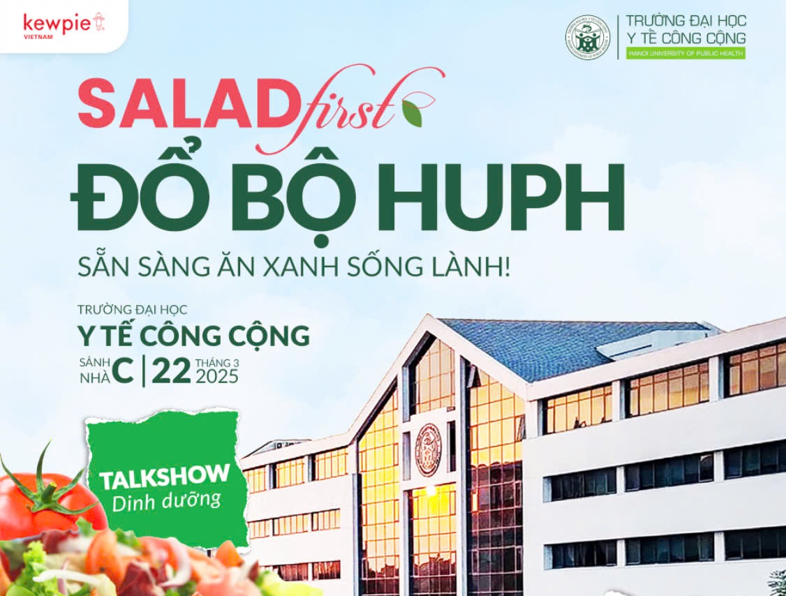 HUPH VÀ WINECO CÙNG SALAD FIRST LAN TỎA THÔNG ĐIỆP XANH ĐẾN THẾ HỆ TRẺ