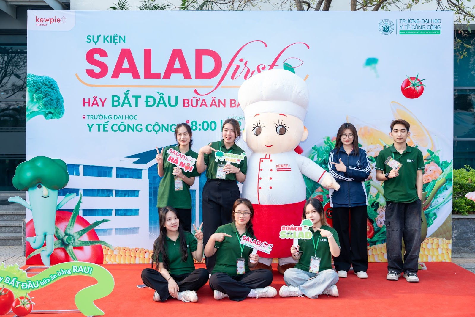 SALAD FIRST GỬI LỜI CẢM ƠN ĐẾN TRƯỜNG ĐẠI HỌC Y TẾ CÔNG CỘNG - HUPH