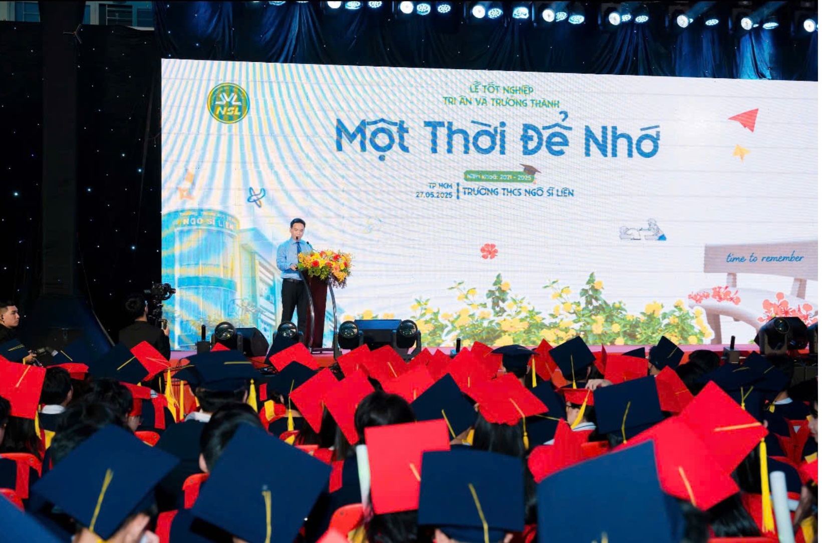 HTV-TMS ĐỒNG HÀNH CÙNG TRƯỜNG THCS NGÔ SĨ LIÊN TỔ CHỨC THÀNH CÔNG LỄ TỐT NGHIỆP TRI ÂN VÀ TRƯỞNG THÀNH “MỘT THỜI ĐỂ NHỚ”