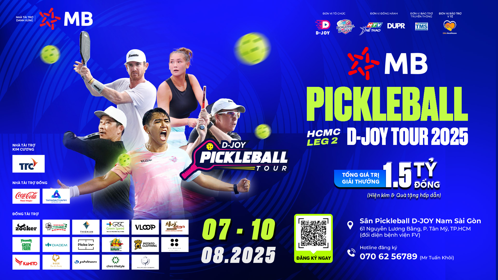 MB PICKLEBALL D-JOY TOUR 2025 | HCMC LEG 2 CHÍNH THỨC KHỞI ĐỘNG