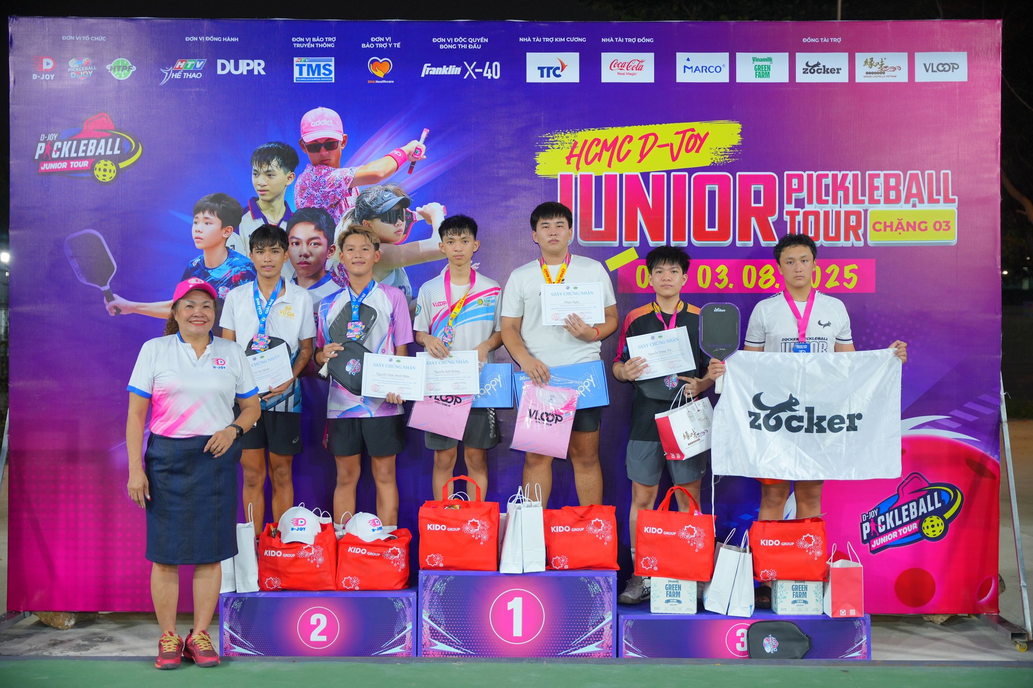 BÙNG NỔ CẢM XÚC TẠI GIẢI HCMC D-JOY JUNIOR PICKLEBALL TOUR 2025 CHẶNG 3