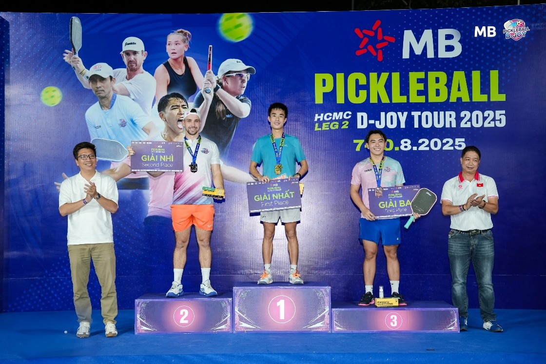 Giải MB Pickleball D-Joy Tour 2025 - HCMC Leg 2: Lập kỷ lục lớn nhất châu Á với gần 1.500 trận đấu và hơn 1.000 lượt đăng ký