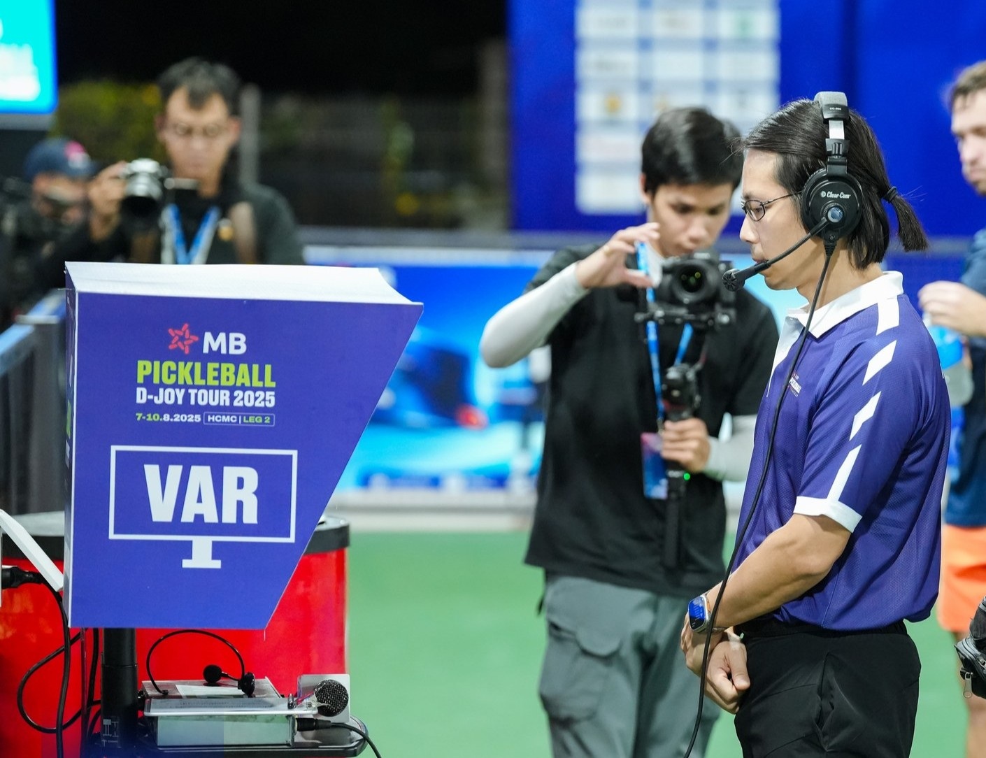 CÔNG NGHỆ VAR TIẾP TỤC ĐỒNG HÀNH TRONG MB PICKLEBALL D-JOY TOUR 2025 LEG 3 - ĐẢM BẢO CÔNG BẰNG TRÊN MỌI ĐIỂM SỐ!