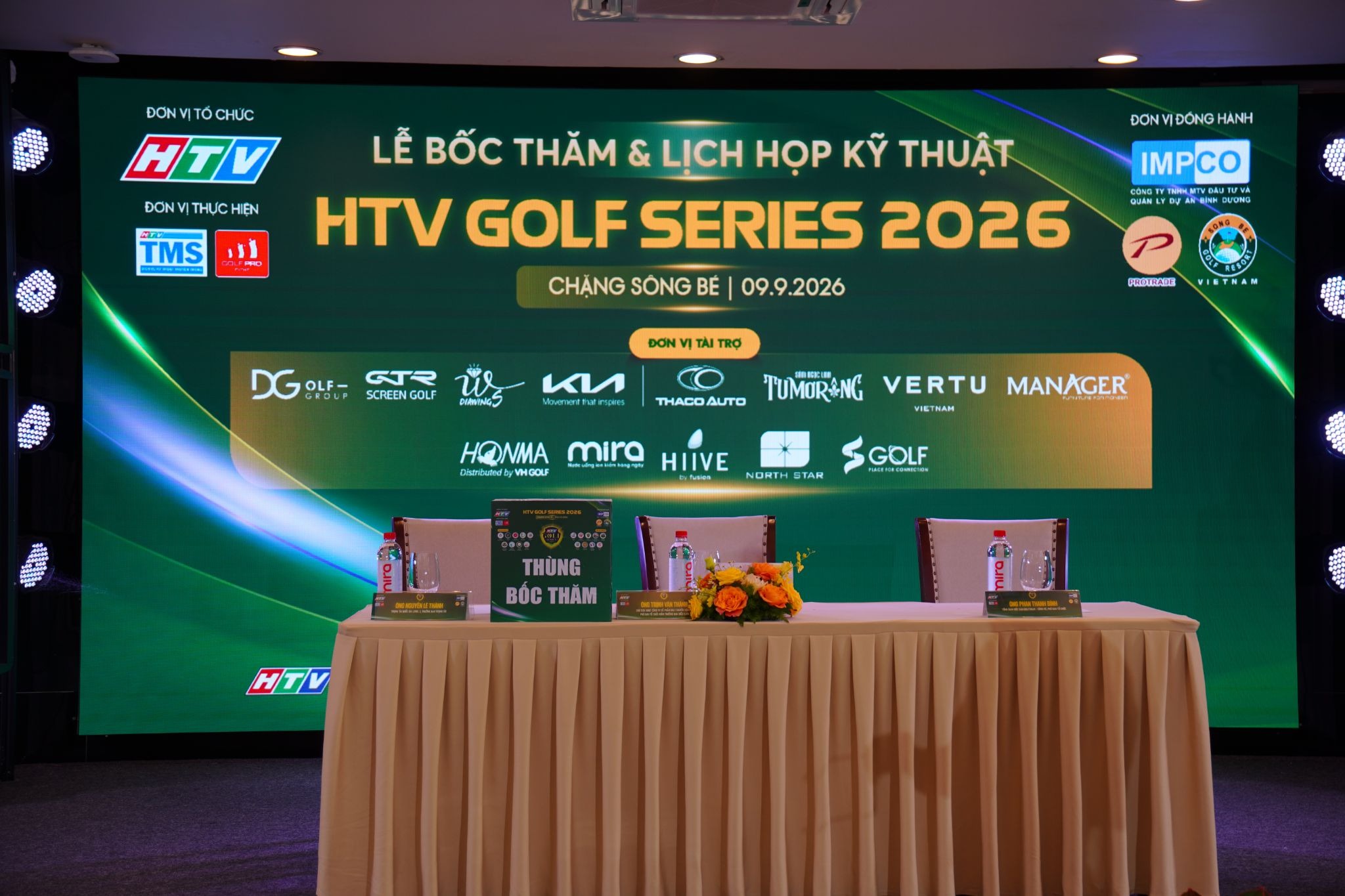 LỄ BỐC THĂM HTV GOLF SERIES 2026: CÁC CẶP ĐẤU ĐƯỢC XÁC ĐỊNH, SẴN SÀNG CHO NGÀY TRANH TÀI