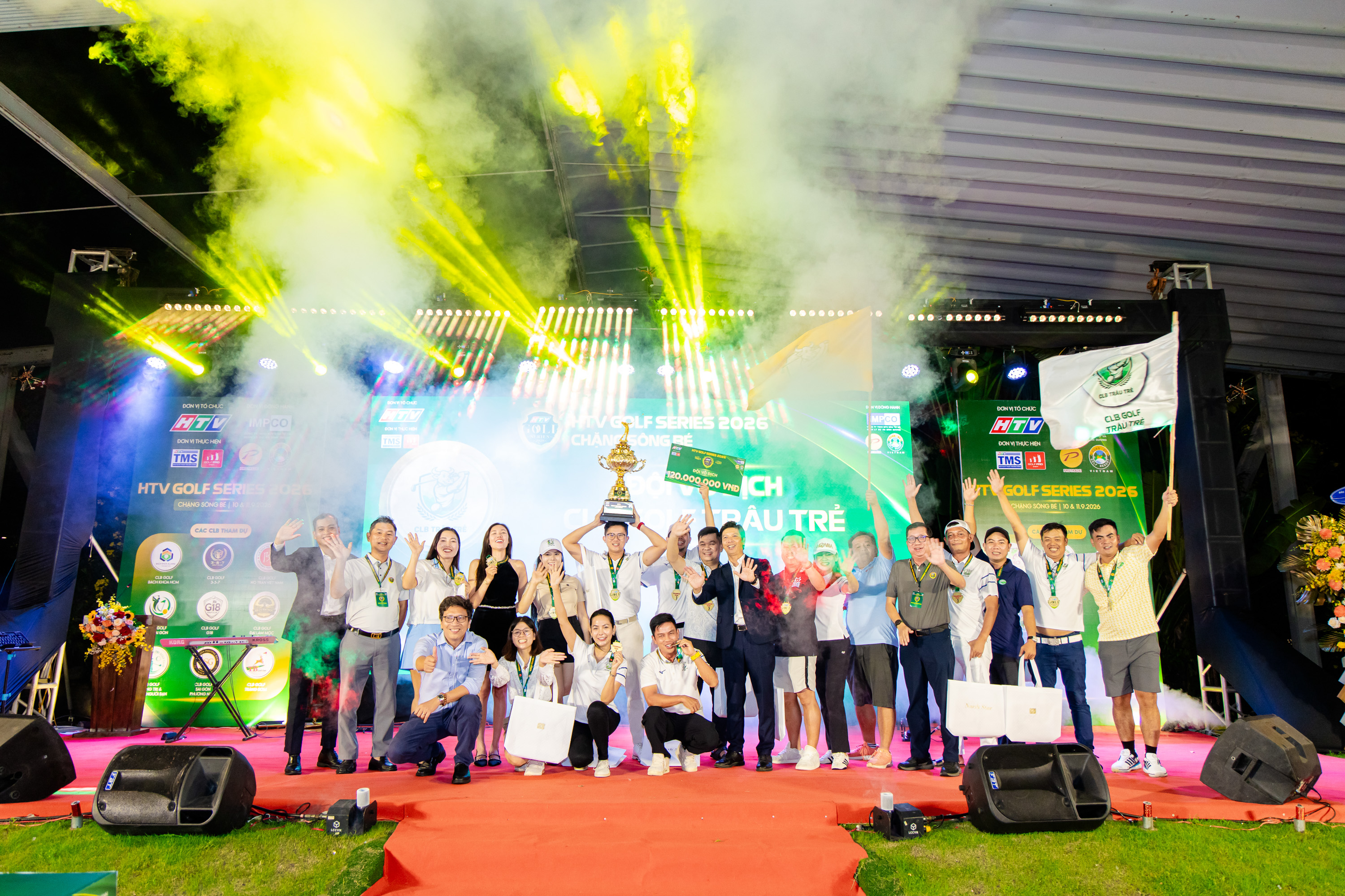 Trâu Trẻ - CLB Golf mới thành lập 3 tháng bất ngờ giành ngôi vô địch HTV Golf Series 2026 - Chặng Sông Bé